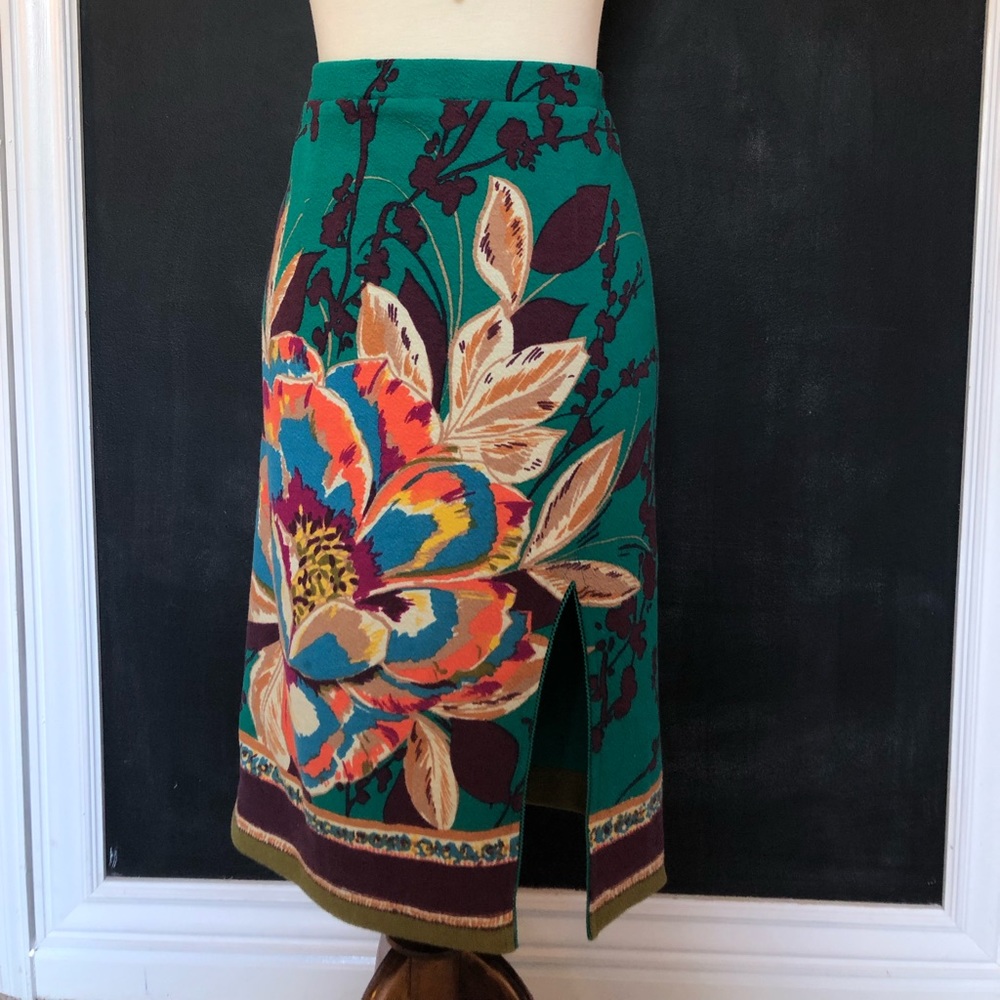 Anthropologie Maeve Floral Skirt